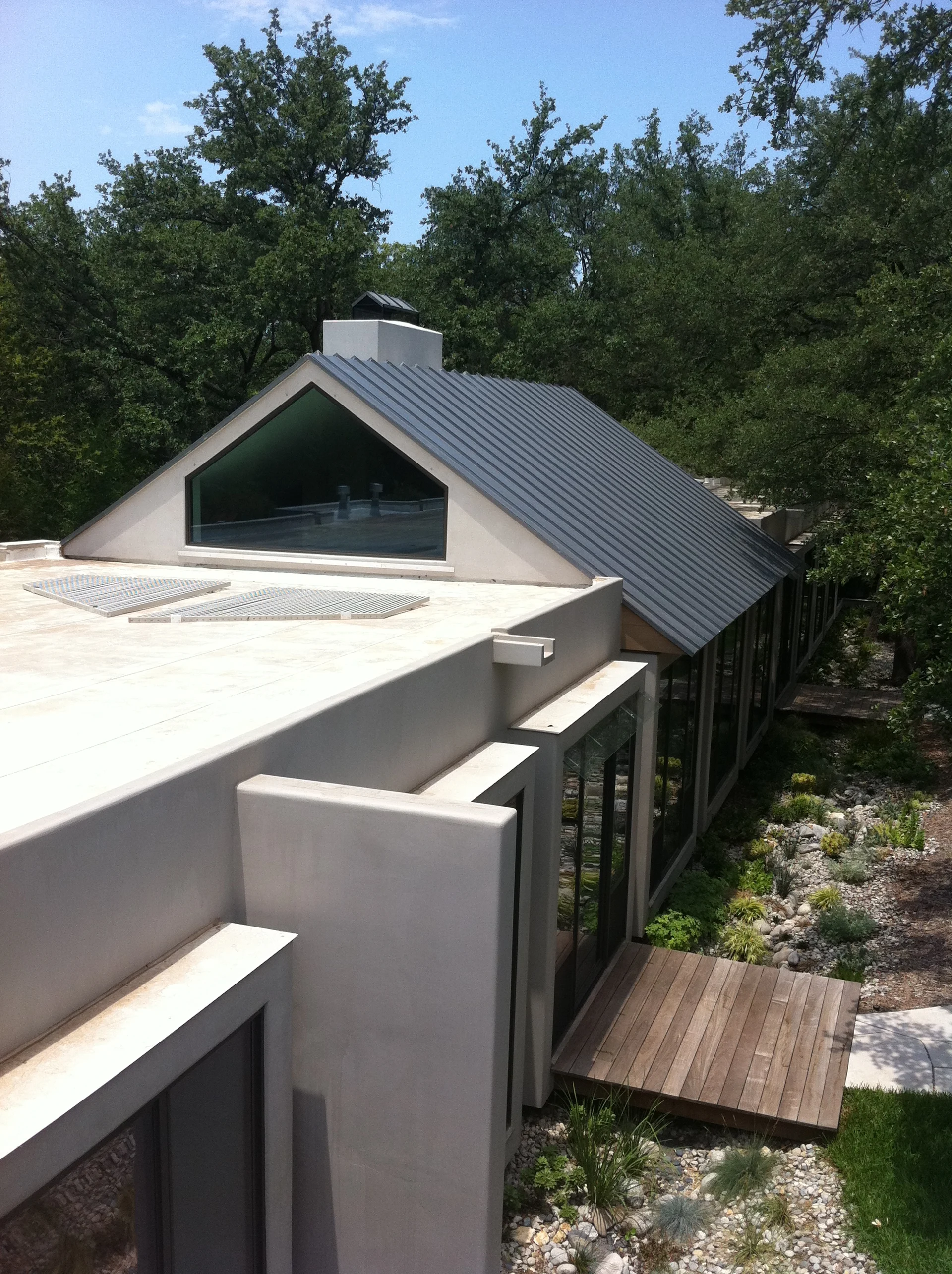 Flat and standing seam roof brookview