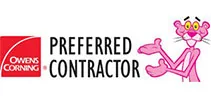 Owens corning preferred contractor logo