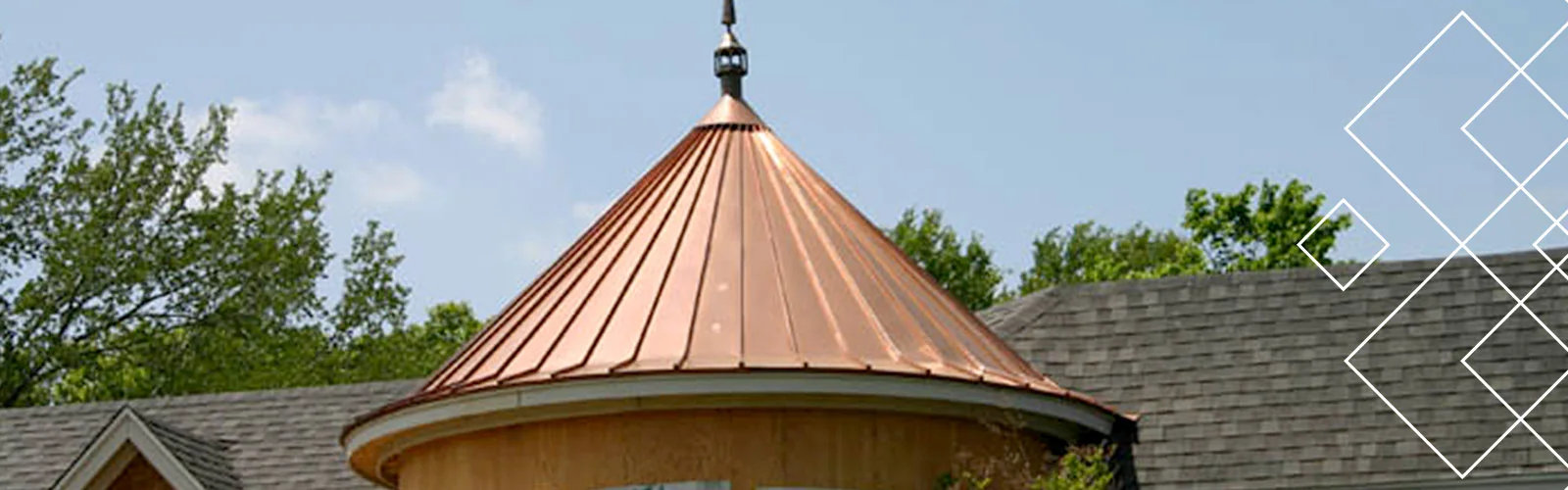 Copper roofing page header by Classic Superoof